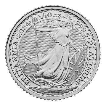Verenigd Koninkrijk. 2024 1/10 oz £10 GBP UK Platinum