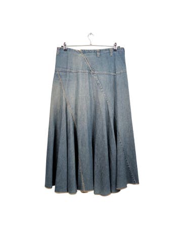 MIss Etam Spijkerrokken Dames maat WW34 / Long Blauw Vintage, Ophalen of Verzenden, Nieuw
