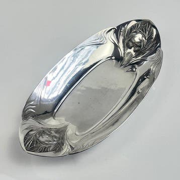 Christofle, Gallia - Tafelmiddenstuk - Dennenappeldecor -, Antiek en Kunst