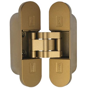 Onzichtbaar scharnier 3D verstelbaar 111x29mm zamak satijn, Doe-het-zelf en Verbouw, Verzenden, Nieuw