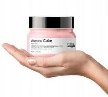 LOreal SE Vitamino Color Resveratrol Masker 250ml, Ophalen of Verzenden, Nieuw, Haarverzorger of -hersteller