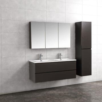 Badmeubel Gusto Grey 120CM (Badkamermeubels), Ophalen of Verzenden, Nieuw