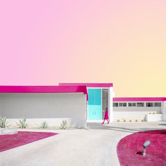 Téber - Driveway (Pink), Antiek en Kunst, Kunst | Designobjecten