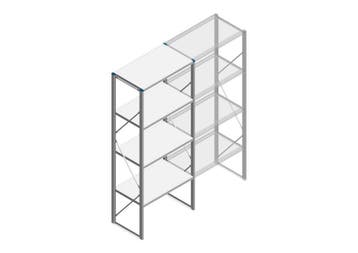 Beginsectie Nedcon SF Legbordstelling 2500x970x600mm hxbxd 4