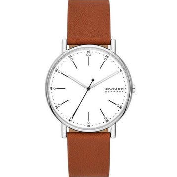 Skagen SKW6903 Mannen Horloge 40 mm - Bruin, Verzenden, Nieuw