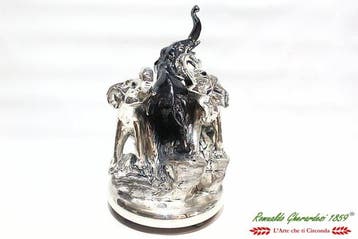 Giuliano Ottaviani in lastra Argento - sculptuur,