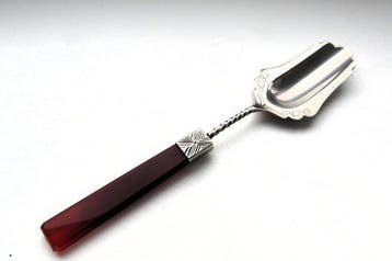 Lepel - .835 zilver - antieke suikerschep
