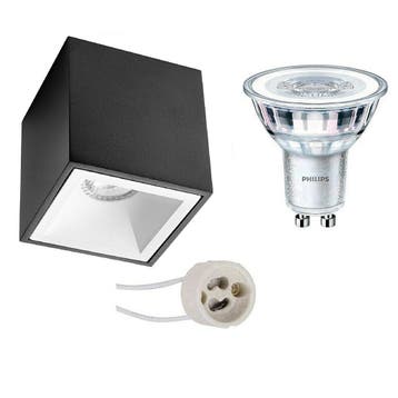Voordeelset: Opbouwspot Set - Pragmi Cliron Pro - GU10, Ophalen of Verzenden, Nieuw, Overige fittingen, Plafondspot of Wandspot