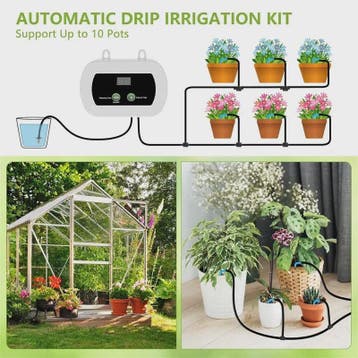 Automatisch Bewateringssysteem voor Planten met Timer, Ingeb, Tuin en Terras, Verzenden, Nieuw