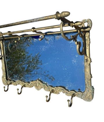 Spiegel - Brons, Glas, Messing, Nieuw