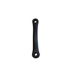 Linker crank aluminium zwart, cranklengte 170mm, spieloos, Verzenden, Nieuw, Budgetfietsonderdelen.nl