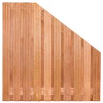 Schutting Tuinscherm Dronten verloop Hardhout Geschaafd RVS, 1 tot 2 meter, Minder dan 3 meter, Nieuw, Ophalen of Verzenden