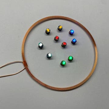 draadloze LED Kit inductieve spoel 5V x10 LEDs met draad..., Verzenden, Nieuw