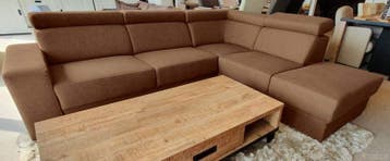 Loungebank Raalte - loungebanken - Taupe, Nieuw, 150 cm of meer, Stof, 200 tot 250 cm