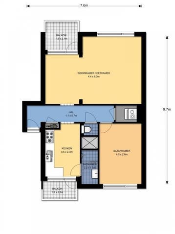 Te Huur 2 Kamer Appartement Domela Nieuwenhuisstraat In Nijm, Gelderland, Direct bij eigenaar, Nijmegen, Appartement