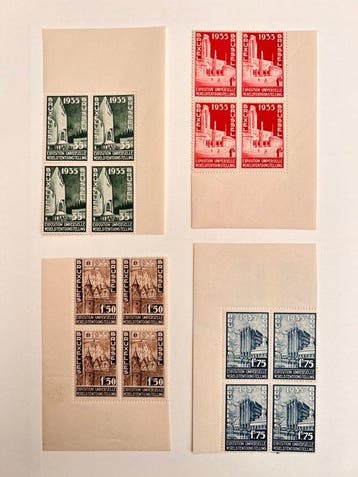 België 1934 - Brusselse Internationale Tentoonstelling 1935, Gestempeld