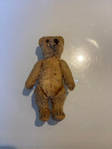 Figuur - Teddybär - Bont, Leder