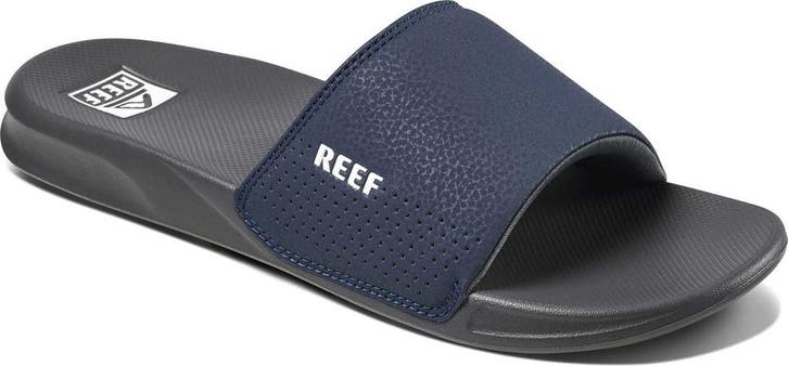 Reef - maat 46 - One Slidenavy/White Heren Slippers -, Kleding | Heren, Schoenen, Verzenden