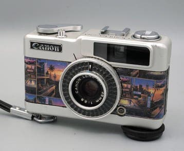 Canon Demi EE 28 - Synthwave / City Pop Custom | Analoge, Nieuw