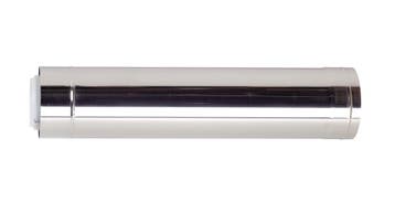 Rolux Buitenwandsysteem Verlengbuis Conc PP/RVS 80/125 500mm, Ophalen of Verzenden, Nieuw