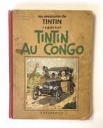 Tintin T2 - Tintin au Congo N&B - (A3) - C - 1ère édition, Nieuw