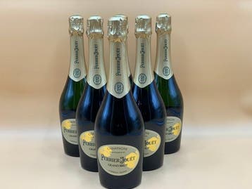 Perrier-Jouët, Grand Brut - Champagne - 6 Flessen (0.75, Nieuw