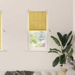 vidaXL Rolgordijn Geel 60 x 160 cm Bamboe, Verzenden, Nieuw