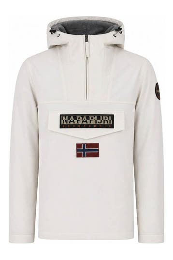 Napapijri Jas in maat XS Wit, Verzenden, Zo goed als nieuw, Wit, Napapijri