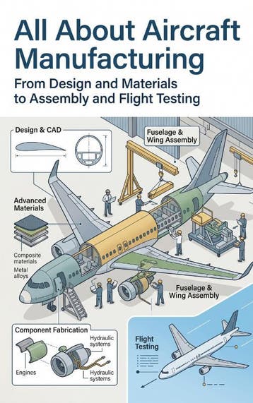All About Aircraft Manufacturing |  | Nieuw, Ophalen of Verzenden, Nieuw