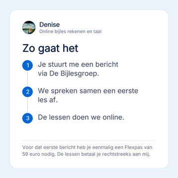 Rekenen bijles online voor de basisschool, Privéles, Bijles