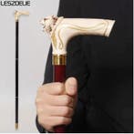 Wandelstok Tijgerkop Hout Decoratief 93 cm, Verzenden, Nieuw