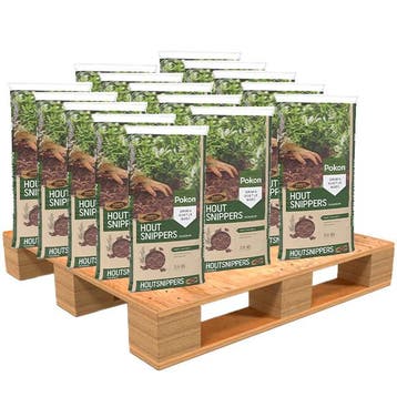 Houtsnippers pallet | 2025 L | Pokon (Natuurlijk), Verzenden