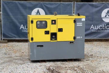 Veiling: Generator Atlas Copco QES 9 Diesel, Ophalen