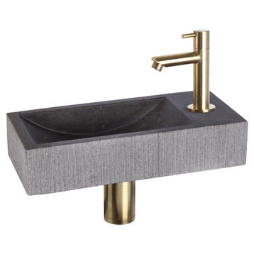 Differnz Ribble fonteinset bombai black - natuursteen -, Verzenden, Nieuw