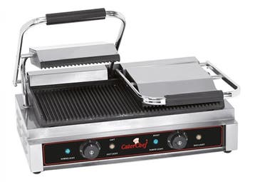 Contactgrill | 50° tot 300°C | (H)19x57x32cm CaterChef, Verzenden, Nieuw in verpakking