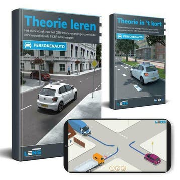 Theorie Boek Auto - Theorieboek 2026 met Samenvatting en App, Algemeen, Verzenden, Nieuw, Lens Media