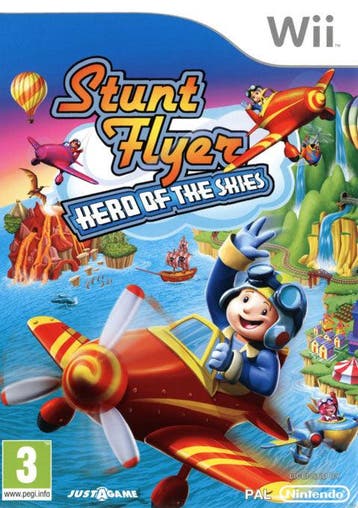 Wii Stunt Flyer: Hero of the Skies, Verzenden, Zo goed als nieuw