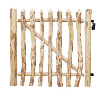 Poort Schapenhek Hazelaarhout 100 x 100 cm - Latafstand 7 -, Verzenden, Nieuw, Hout