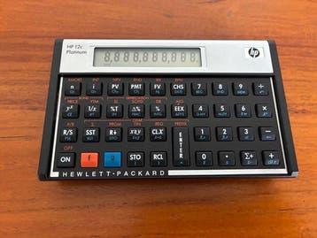 Hewlett Packard HP-12C Platinum Programmable Financial, Nieuw