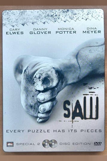Saw Steelbook 2004 James Wan Leigh Whannell Cary Elwes DVD, Cd's en Dvd's, Dvd's | Horror, Verzenden, Nieuw in verpakking