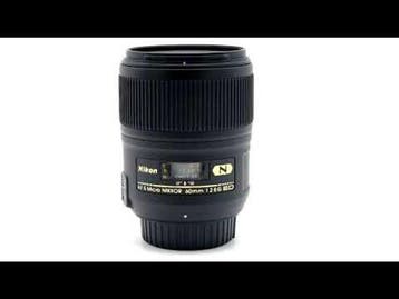 Nikon AF-S NIKKOR 60 mm F2.8 ED G 62 mm filter (geschikt, Verzenden, Nieuw