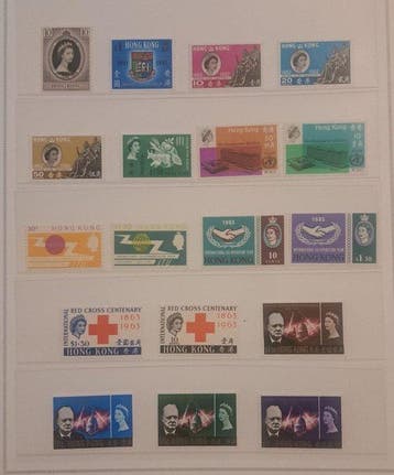 Hongkong 1953/1968 - Eerste periode van koningin Elizabeth, Gestempeld