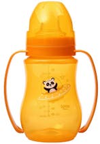 Weebaby Galaxy Oranje 250ml Brede Fles met Handvatten, Verzenden, Nieuw