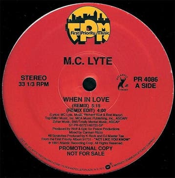 Lp - M.C. Lyte - When In Love, Cd's en Dvd's, Vinyl | Hiphop en Rap, Verzenden, Nieuw in verpakking