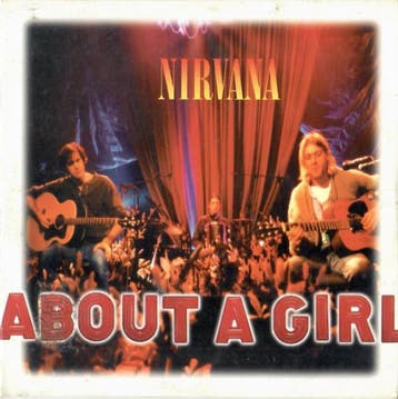 cd single card - Nirvana - About A Girl, Verzenden, Zo goed als nieuw, Rock en Metal