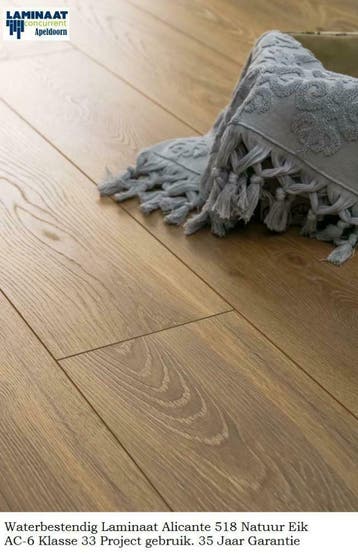 12mm dik Project laminaat vloeren 27 X Kleur  €18,95p/m2, Crème, 75 m² of meer, Nieuw, Ophalen of Verzenden