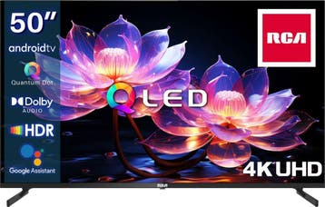 RCA RAQ50UN1 - 50 inch 4K Ultra HD smart QLED TV, QLED, Zo goed als nieuw, 100 cm of meer, 4k (UHD)