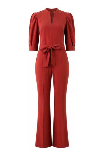 AAIKO Jumpsuit in maat S Rood, AAIKO, Verzenden, Zo goed als nieuw, Rood