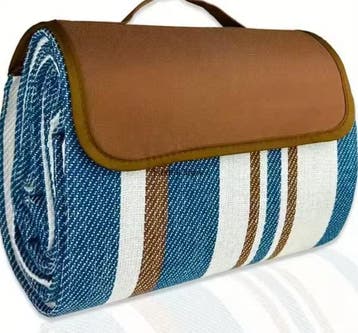 Waterdichte dubbellaags picknickdeken draagtas strand campin, Verzenden, Nieuw