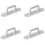 ProPlus Rechthoekige zeilringen - staal - 36 mm - 4 stuks..., Ophalen of Verzenden, Nieuw